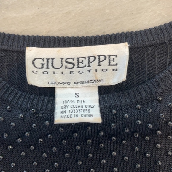 Guiseppe silk beaded blouse - size small - great condition - Picture 2 of 3